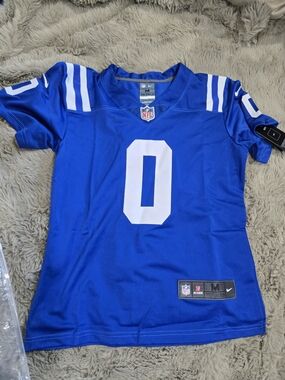 NEW Indianapolis Colts #0 Camryn Bynum Team Game Jersey - Royal Blue - Size Med